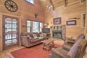 Log Cabin with Mountain Views about 30 Mi to Pikes Peak!